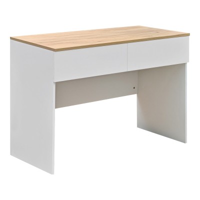 BELETON ΓΡΑΦΕΙΟ ΕΡΓΑΣΙΑΣ ΜΕ ΣΥΡΤΑΡΙΑ MDF ΣΕ OAK ΜΕ ΛΕΥΚΗ ΑΠΟΧΡΩΣΗ 100x50x75cm