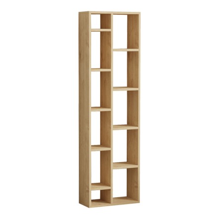 MINICU ΒΙΒΛΙΟΘΗΚΗ ΣΕ OAK ΑΠΟΧΡΩΣΗ  44,4x19,6x150cm