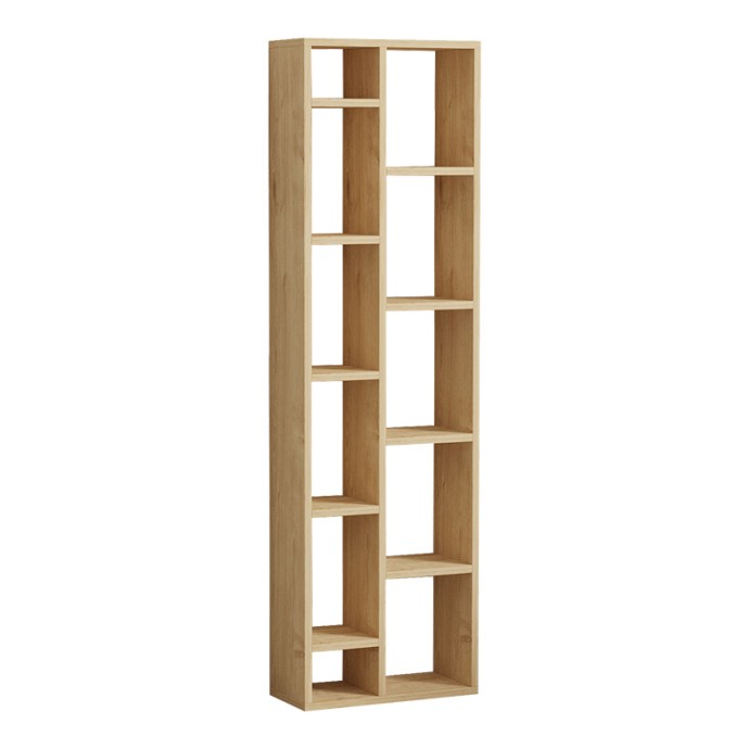 MINICU ΒΙΒΛΙΟΘΗΚΗ ΣΕ OAK ΑΠΟΧΡΩΣΗ  44,4x19,6x150cm