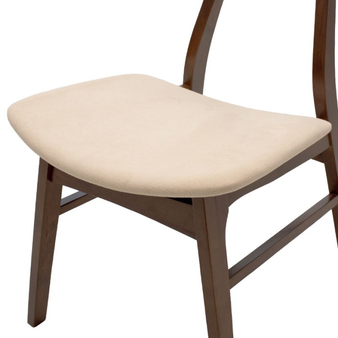 BENSON / ORLEAN TΡΑΠΕΖΑΡΙΑ ΣΕΤ 7ΤΜΧ 150x90x75cm ΚΑΡΥΔΙ - ΥΦΑΣΜΑ ΜΠΕΖ