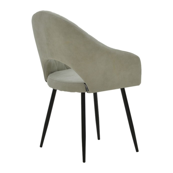 MACIE ΠΟΛΥΘΡΟΝΑ 58x50x85εκ ANTIQUE ΓΚΡΙ-ΜΑΥΡΟ 
