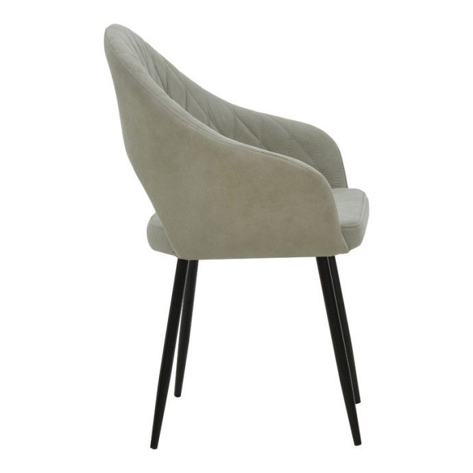 MACIE ΠΟΛΥΘΡΟΝΑ 58x50x85εκ ANTIQUE ΓΚΡΙ-ΜΑΥΡΟ 