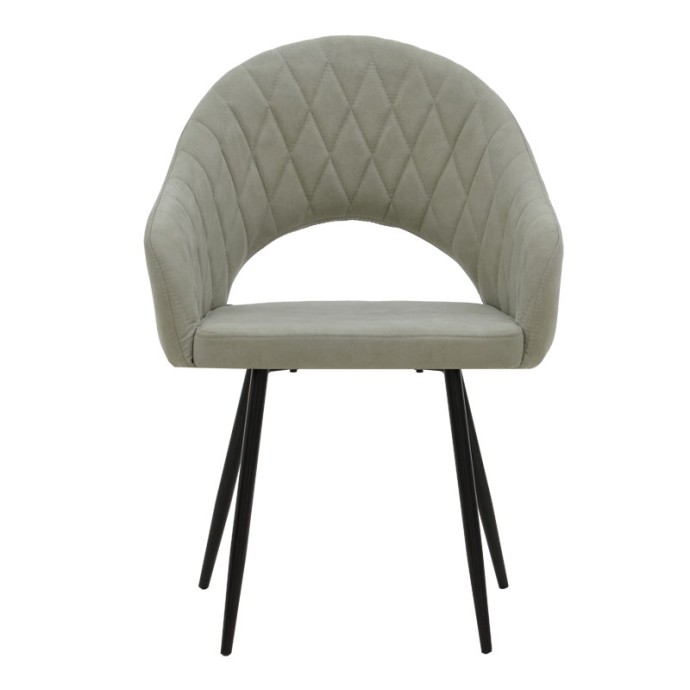 MACIE ΠΟΛΥΘΡΟΝΑ 58x50x85εκ ANTIQUE ΓΚΡΙ-ΜΑΥΡΟ 