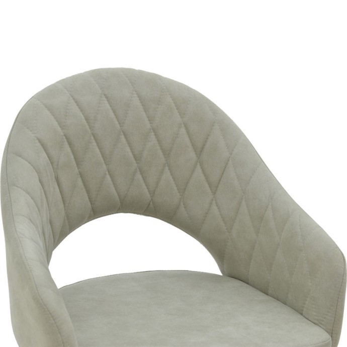 MACIE ΠΟΛΥΘΡΟΝΑ 58x50x85εκ ANTIQUE ΓΚΡΙ-ΜΑΥΡΟ 