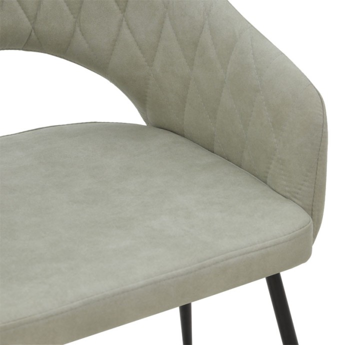 MACIE ΠΟΛΥΘΡΟΝΑ 58x50x85εκ ANTIQUE ΓΚΡΙ-ΜΑΥΡΟ 