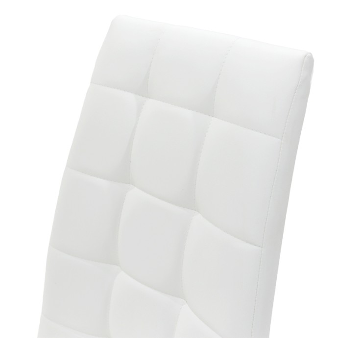 DARRELL ΚΑΡΕΚΛΑ PU ΛΕΥΚΟ-ΒΑΣΗ ΧΡΩΜΙΟΥ 42X49X106ΕΚ
