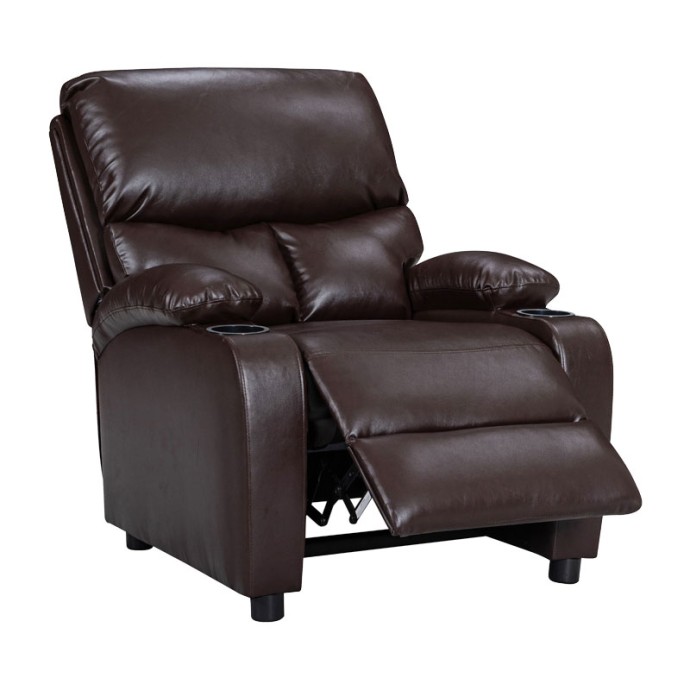 GARTIA ΠΟΛΥΘΡΟΝΑ 79x94x102cm RELAX PU ΚΑΦΕ