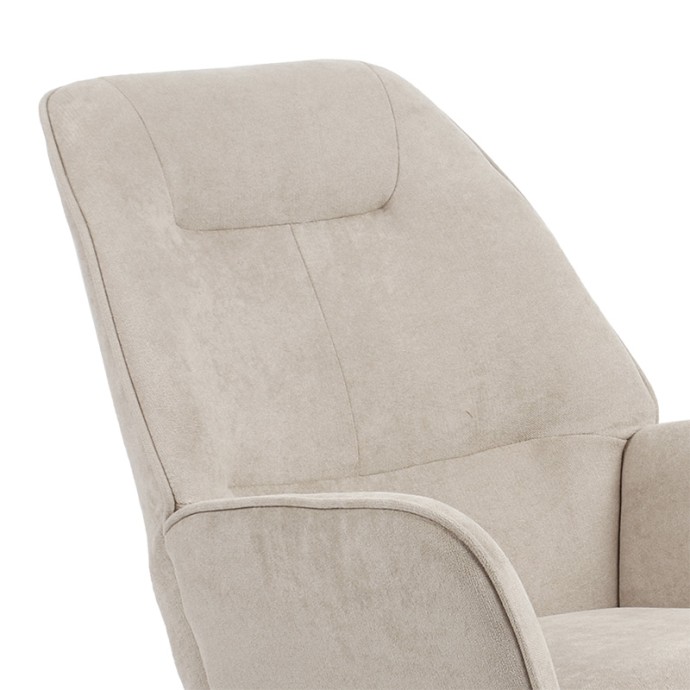 EXULTANT ΠΟΛΥΘΡΟΝΑ ΚΟΥΝΙΣΤΗ ΥΦΑΣΜΑ CREAM-ΦΥΣΙΚΟ 75X68X95ΕΚ