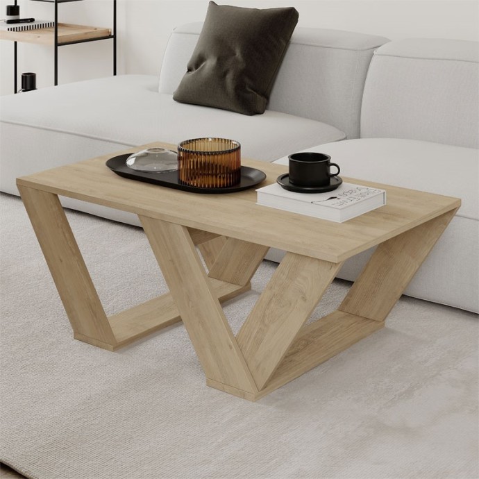 PIPRA ΤΡΑΠΕΖΙ ΣΑΛΟΝΙΟΥ ΣΕ ΧΡΩΜΑ ΦΥΣΙΚΟ 110X60X40