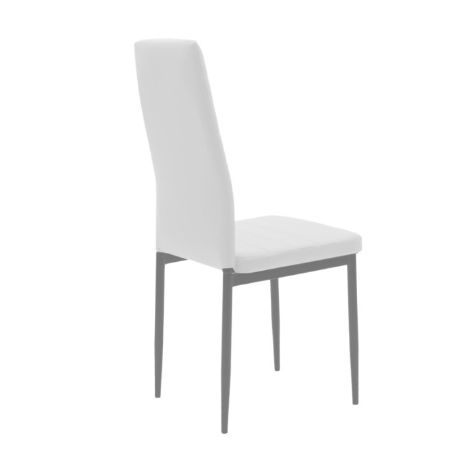 PARKER ΚΑΡΕΚΛΑ ΜΕΤΑΛΛΟ-PU ΛΕΥΚΟ-ΓΚΡΙ ΠΟΔΙ 42X48X98ΕΚ