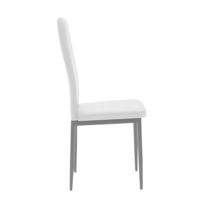 PARKER ΚΑΡΕΚΛΑ ΜΕΤΑΛΛΟ-PU ΛΕΥΚΟ-ΓΚΡΙ ΠΟΔΙ 42X48X98ΕΚ