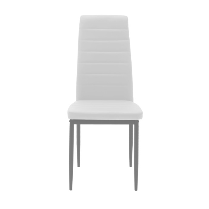 PARKER ΚΑΡΕΚΛΑ ΜΕΤΑΛΛΟ-PU ΛΕΥΚΟ-ΓΚΡΙ ΠΟΔΙ 42X48X98ΕΚ