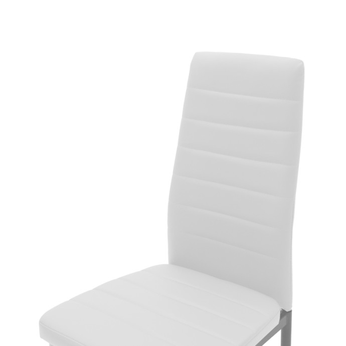 PARKER ΚΑΡΕΚΛΑ ΜΕΤΑΛΛΟ-PU ΛΕΥΚΟ-ΓΚΡΙ ΠΟΔΙ 42X48X98ΕΚ