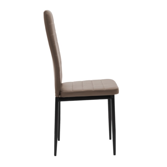 PARKER ΚΑΡΕΚΛΑ PU CAPPUCCINO-ΜΑΥΡΟ ΠΟΔΙ 42X48X98ΕΚ