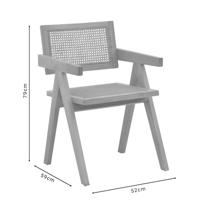 KALEN ΠΟΛΥΘΡΟΝΑ ΦΥΣΙΚΟ RUBBERWOOD 52X59X79ΕΚ