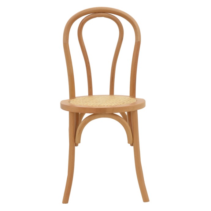 AZHEL ΚΑΡΕΚΛΑ ΦΥΣΙΚΟ ΞΥΛΟ ΟΞΙΑΣ-ΕΔΡΑ ΦΥΣΙΚΟ RATTAN 41X50X89ΕΚ