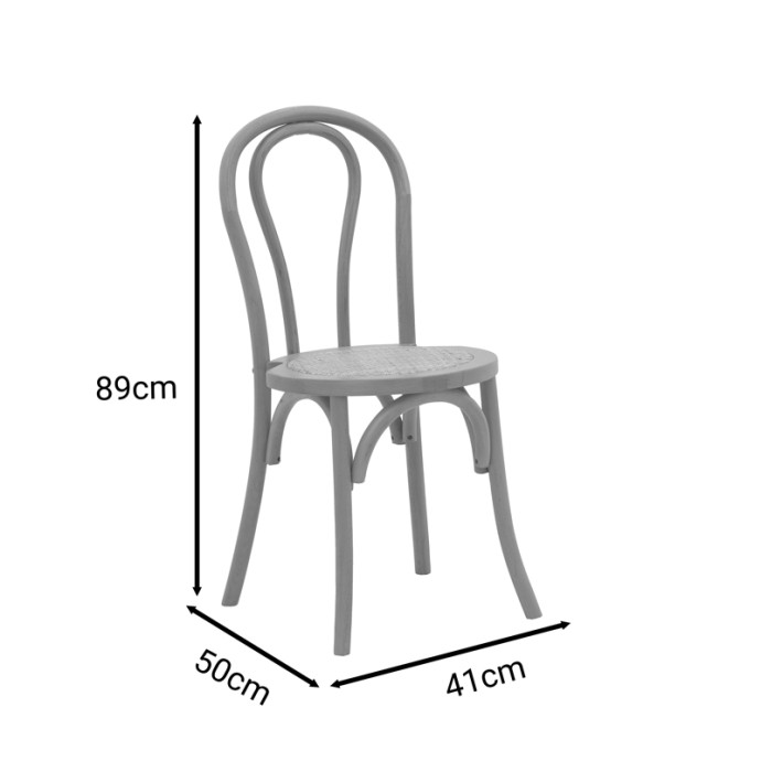 AZHEL ΚΑΡΕΚΛΑ ΦΥΣΙΚΟ ΞΥΛΟ ΟΞΙΑΣ-ΕΔΡΑ ΦΥΣΙΚΟ RATTAN 41X50X89ΕΚ