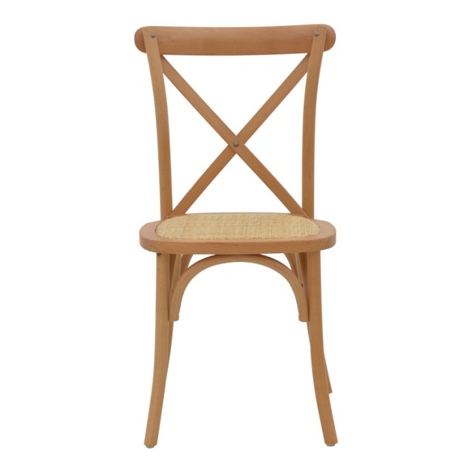 DYLON ΚΑΡΕΚΛΑ ΚΑΡΥΔΙ ΞΥΛΟ ΟΞΙΑΣ-ΕΔΡΑ ΦΥΣΙΚΟ RATTAN 48X52X89ΕΚ