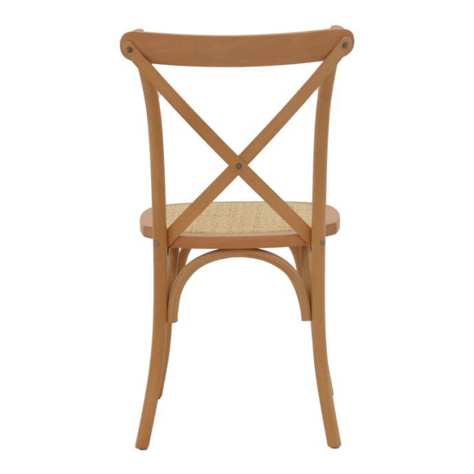 DYLON ΚΑΡΕΚΛΑ ΚΑΡΥΔΙ ΞΥΛΟ ΟΞΙΑΣ-ΕΔΡΑ ΦΥΣΙΚΟ RATTAN 48X52X89ΕΚ