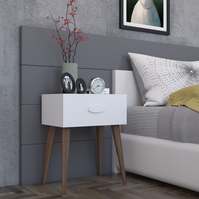 LABER ΚΟΜΟΔΙΝΟ ΜΕ ΕΝΑ ΣΥΡΤΑΡΙ ΛΕΥΚΟ ΜΕΛΑΜΙΝΗΣ 45X30X57.5ΕΚ