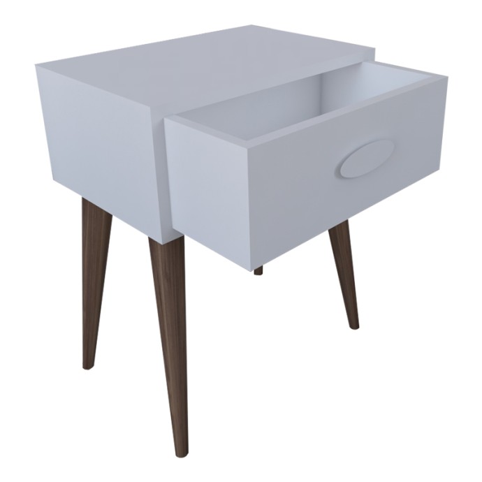 LABER ΚΟΜΟΔΙΝΟ ΜΕ ΕΝΑ ΣΥΡΤΑΡΙ ΛΕΥΚΟ ΜΕΛΑΜΙΝΗΣ 45X30X57.5ΕΚ