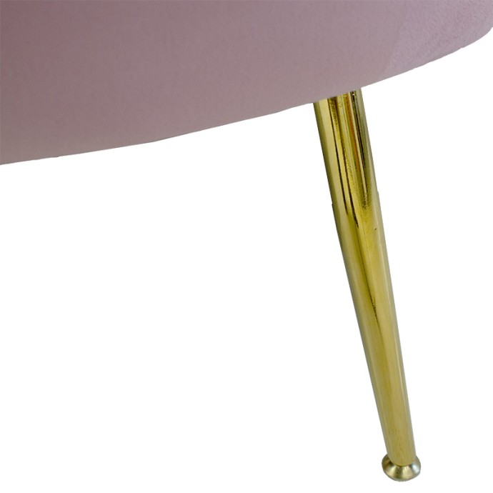 DAIMON ΚΑΝΑΠΕΣ 2ΘΕΣΙΟΣ 134x70x77εκ ΒΕΛΟΥΔΟ ΡΟΖ 134X70X77ΕΚ