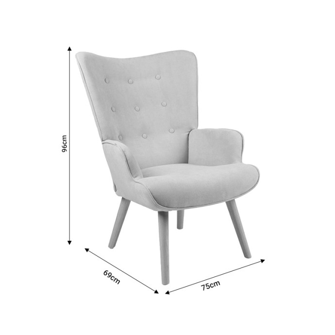 FLUFFY ΠΟΛΥΘΡΟΝΑ ΒΕΛΟΥΔΟ ΤΑΜΠΑ-ΦΥΣΙΚΟ ΠΟΔΙ 75X69X96ΕΚ