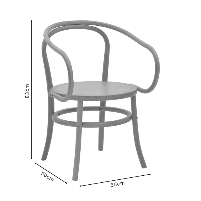 VERFIE ΠΟΛΥΘΡΟΝΑ ΦΥΣΙΚΟ ΞΥΛΟ ΟΞΙΑΣ 55X50X83ΕΚ