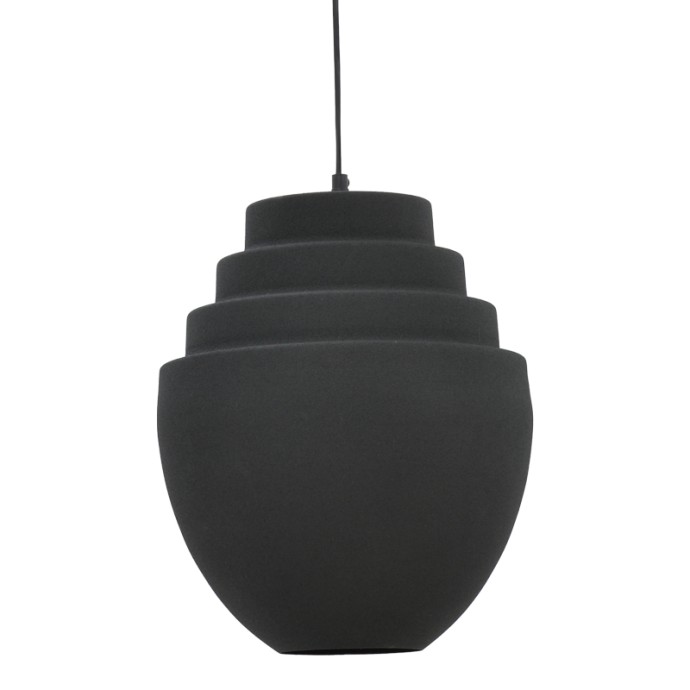 KELSY ΦΩΤΙΣΤΙΚΟ ΟΡΟΦΗΣ E27 ΜΑΥΡΟ ΜΕΤΑΛΛΟ Φ30X122ΕΚ