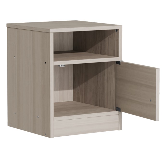 FOLY ΚΟΜΟΔΙΝΟ ΜΕ ΕΝΑ ΝΤΟΥΛΑΠΙ ΓΚΡΙ OAK 40X40X50ΕΚ