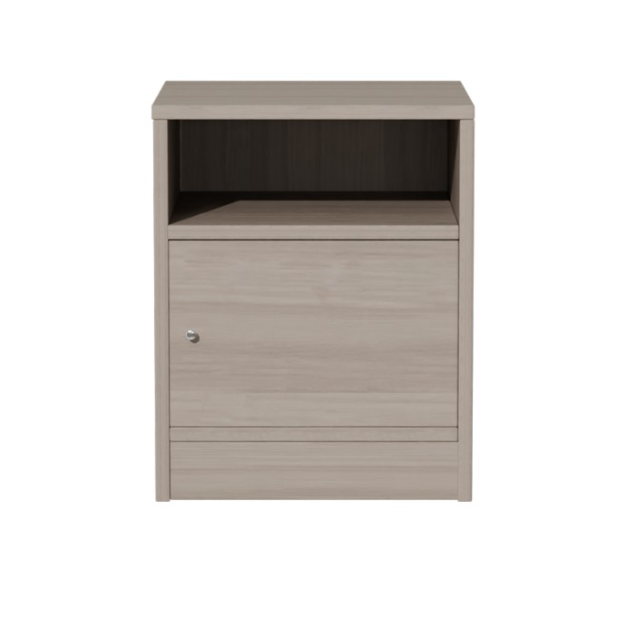 FOLY ΚΟΜΟΔΙΝΟ ΜΕ ΕΝΑ ΝΤΟΥΛΑΠΙ ΓΚΡΙ OAK 40X40X50ΕΚ