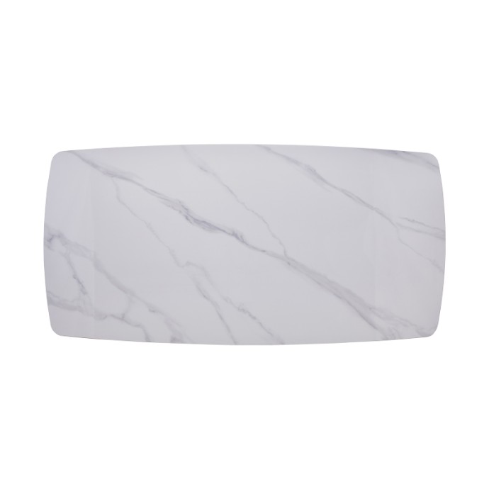 STONE VIANO ΤΡΑΠΕΖΙ SINTERED ΑΝΟΙΧΤΟ ΓΚΡΙ-ΜΑΥΡΟ 180X90X76ΕΚ