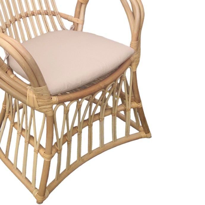 BOLONI ΠΟΛΥΘΡΟΝΑ ΜΕ ΜΠΕΖ ΜΑΞΙΛΑΡΙ-ΦΥΣΙΚΟ RATTAN 100X67X120ΕΚ