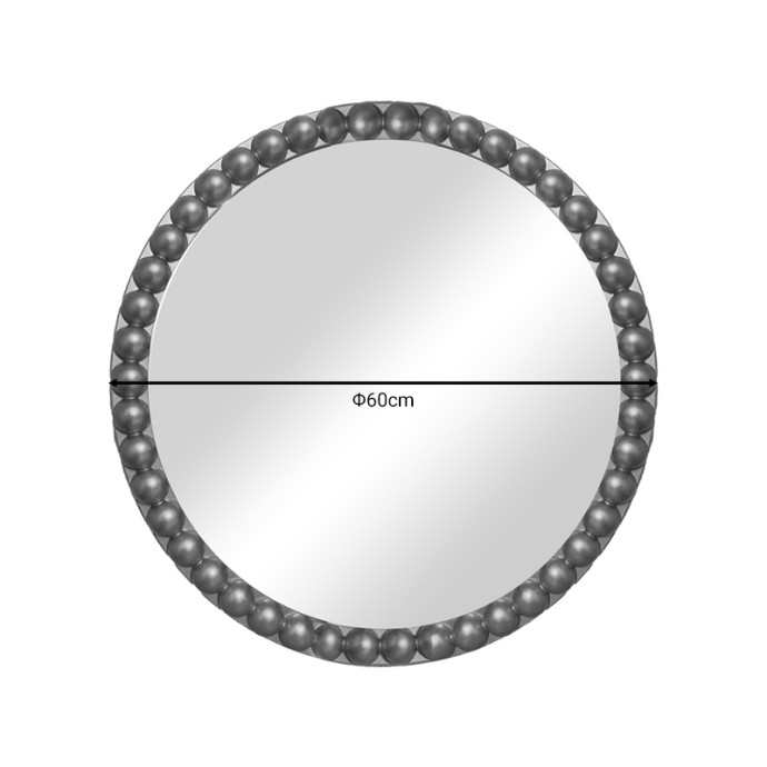 MEBEL ΚΑΘΡΕΠΤΗΣ ΑΣΗΜΙ PP Φ60X3.5ΕΚ