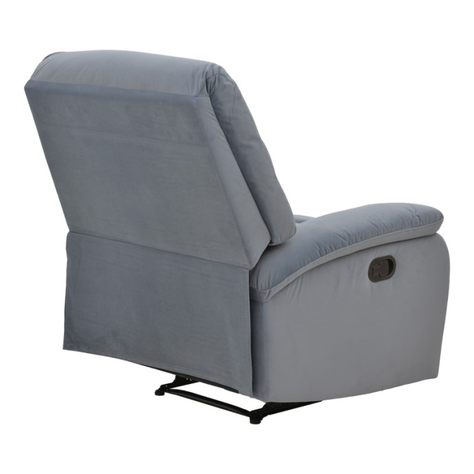 TERPSI ΠΟΛΥΘΡΟΝΑ RELAX ΜΕ ΜΗΧΑΝΙΣΜΟ MASSAGE ΓΚΡΙ ΒΕΛΟΥΔΟ 80X94X100ΕΚ
