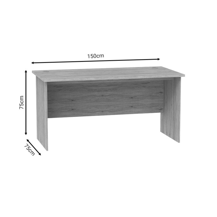 ANZE ΓΡΑΦΕΙΟ ΕΠΑΓΓΕΛΜΑΤΙΚΟ 150X75X75ΕΚ ΜΕΛΑΜΙΝΗ ΦΥΣΙΚΟ 