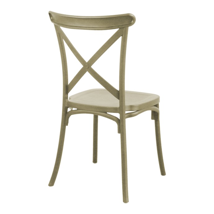 CROSSIE ΚΑΡΕΚΛΑ PP 38X46.5X82ΕΚ CAPPUCINO 