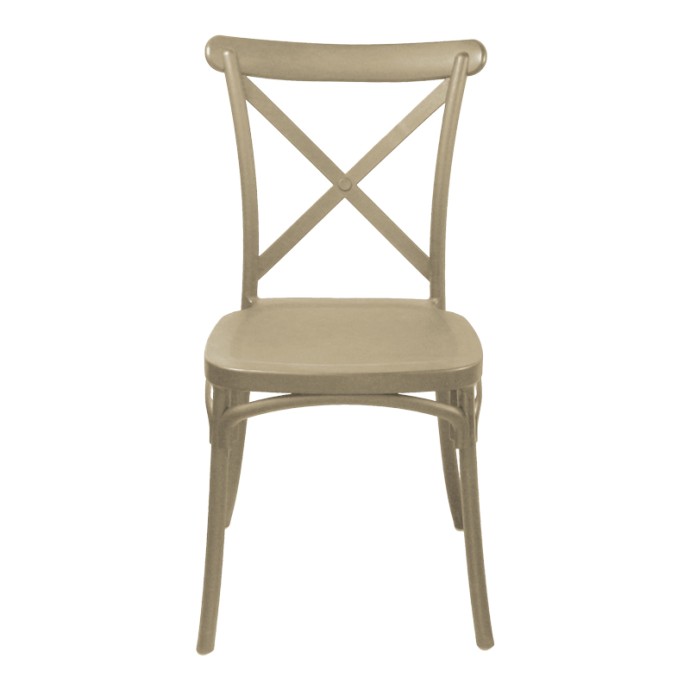 CROSSIE ΚΑΡΕΚΛΑ PP 38X46.5X82ΕΚ CAPPUCINO 