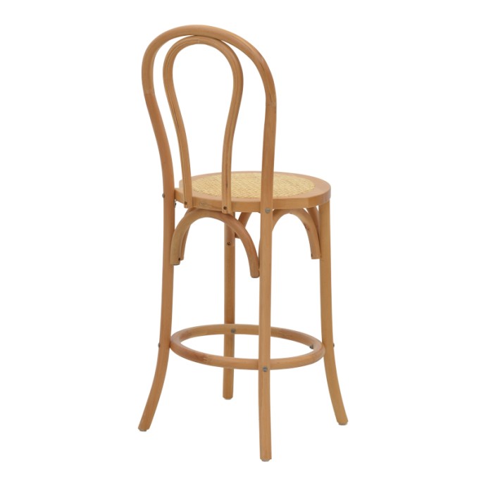 THONET ΣΚΑΜΠΟ ΜΠΑΡ 41X50X105ΕΚ ΞΥΛΟ ΟΞΙΑΣ-ΕΔΡΑ ΦΥΣΙΚΟ RATTAN 