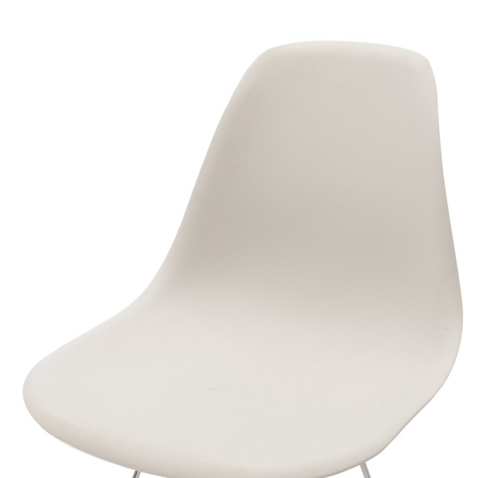 ADELLE ΚΑΡΕΚΛΑ PP ΛΕΥΚΟ-INOX ΠΟΔΙ 46X55X81ΕΚ