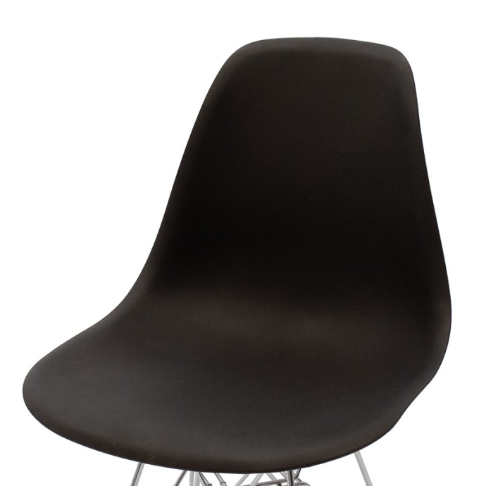 ADELLE ΚΑΡΕΚΛΑ PP ΜΑΥΡΟ-INOX ΠΟΔΙ 46X55X81ΕΚ