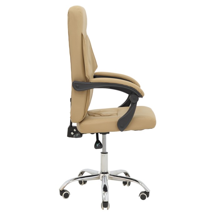GLORIN ΚΑΡΕΚΛΑ ΓΡΑΦΕΙΟΥ ΔΙΕΥΘΥΝΤΗ 60X68X128ΕΚ ΜΠΕΖ PU 