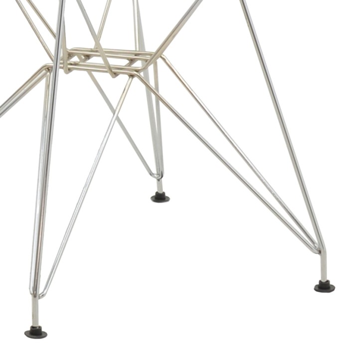 ADELLE ΚΑΡΕΚΛΑ PP ΔΙΑΦΑΝΟ-INOX ΠΟΔΙ 46X55X81ΕΚ