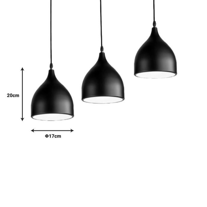 PERCE I ΦΩΤΙΣΤΙΚΟ ΟΡΟΦΗΣ ΜΑΥΡΟ ΜΕΤΑΛΛΟ 50X17X120ΕΚ