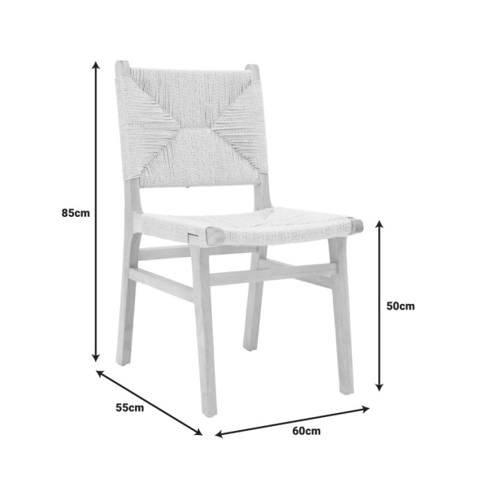 ARTEN ΚΑΡΕΚΛΑ 60X55X85ΕΚ ΣΧΟΙΝΙ-RUBBERWOOD ΣΕ ΦΥΣΙΚΗ ΑΠΟΧΡΩΣΗ 