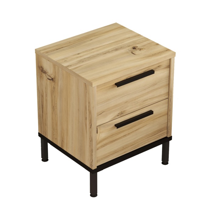 NAKO ΚΟΜΟΔΙΝΟ 40X35.5X48.8ΕΚ ΜΑΥΡΟ ΜΕΤΑΛΛΟ ΚΑΙ ΜΕΛΑΜΙΝΗ ΣΕ ΦΥΣΙΚΗ ΑΠΟΧΡΩΣΗ 