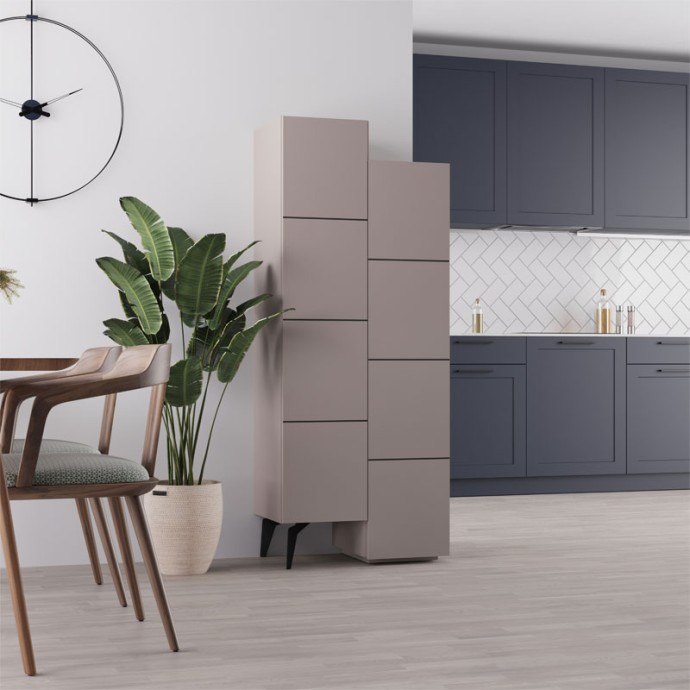 ROMANE ΝΤΟΥΛΑΠΙ-ΣΤΗΛΗ 62.2X37.4X155.4ΕΚ ΜΟΚΑ 