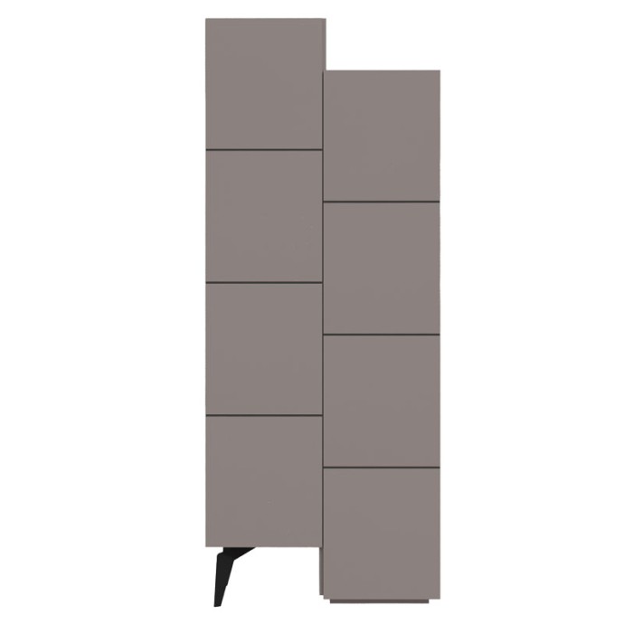 ROMANE ΝΤΟΥΛΑΠΙ-ΣΤΗΛΗ 62.2X37.4X155.4ΕΚ ΜΟΚΑ 