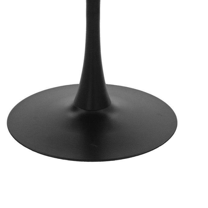 JULITA-BALOU I ΤΡΑΠΕΖΑΡΙΑ  ΣΕΤ 5ΤΕΜ Φ120X75ΕΚ MDF-PP ΣΕ ΜΑΥΡΟ-ΦΥΣΙΚΟ ΑΠΟΧΡΩΣΗ 