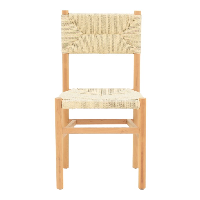 OARVINE ΚΑΡΕΚΛΑ 46X52X88ΕΚ ΦΥΣΙΚΟ RUBBERWOOD-ΦΥΣΙΚΟ ΣΧΟΙΝΙ 